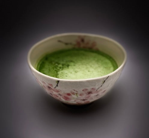 Rikyu Sakura Chawan Matcha Bowl 250ml