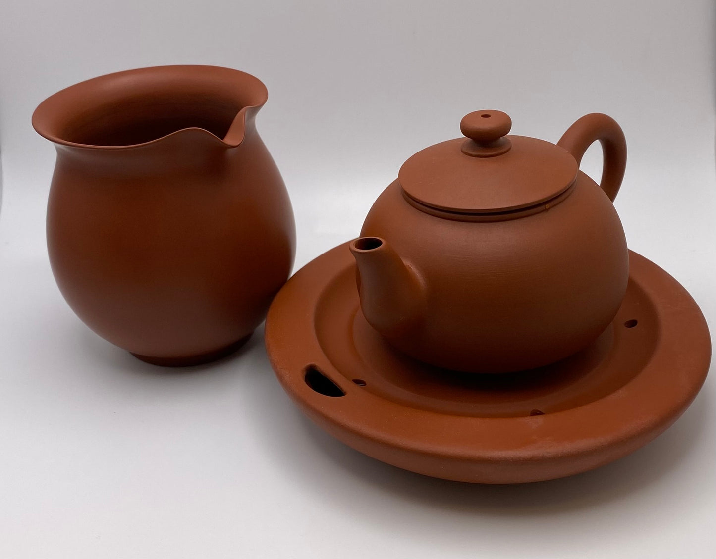 Red Clay Cha Pan Tea Boat