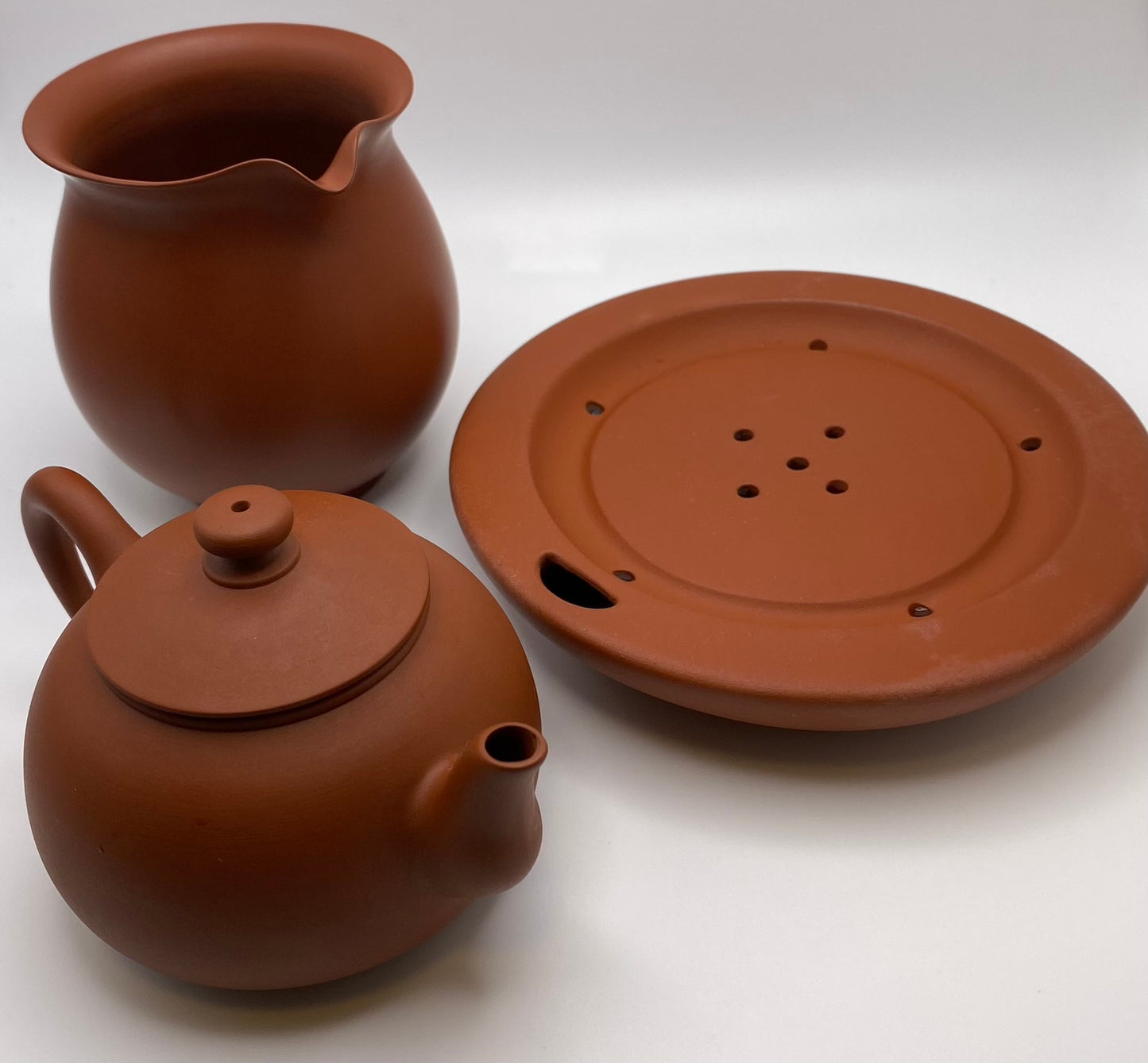 Red Clay Cha Pan Tea Boat