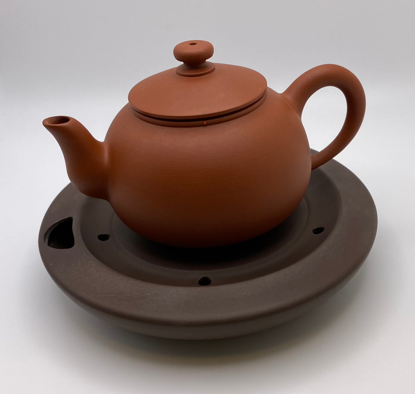 Purple Clay Cha Pan Tea Boat