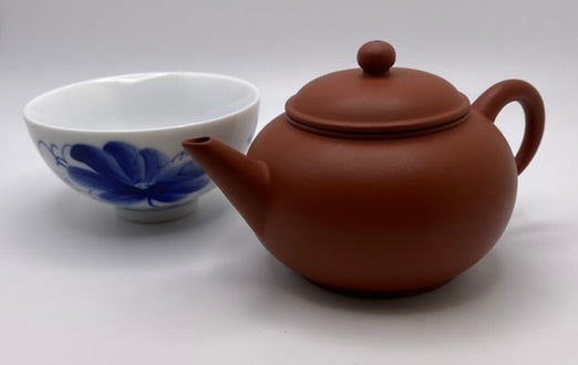 Classic Small Red Clay Shui Ping Tea Pot 120ml