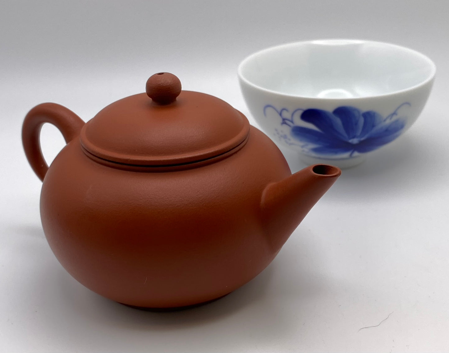 Classic Small Red Clay Shui Ping Tea Pot 120ml