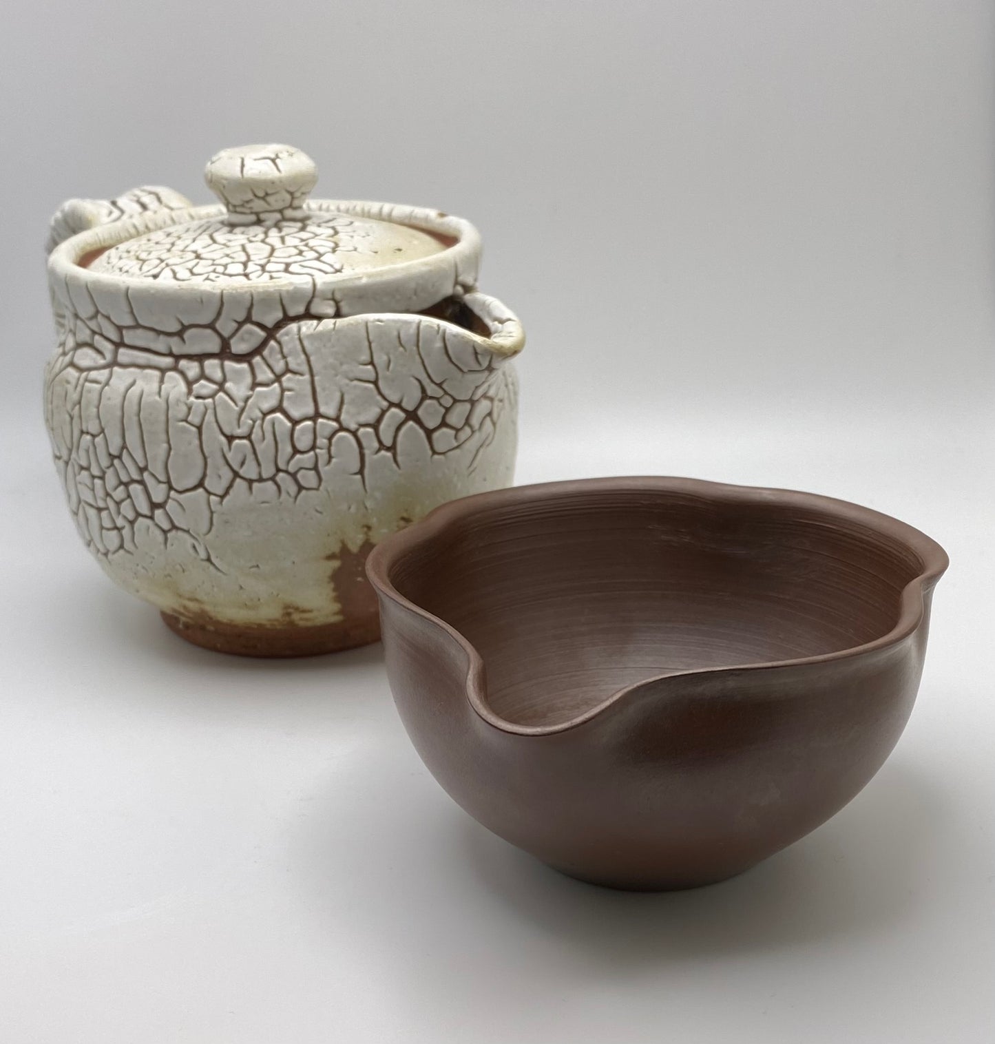 Purple (Shidei) Yuzamashi Banko Ware by Otsuku Shun