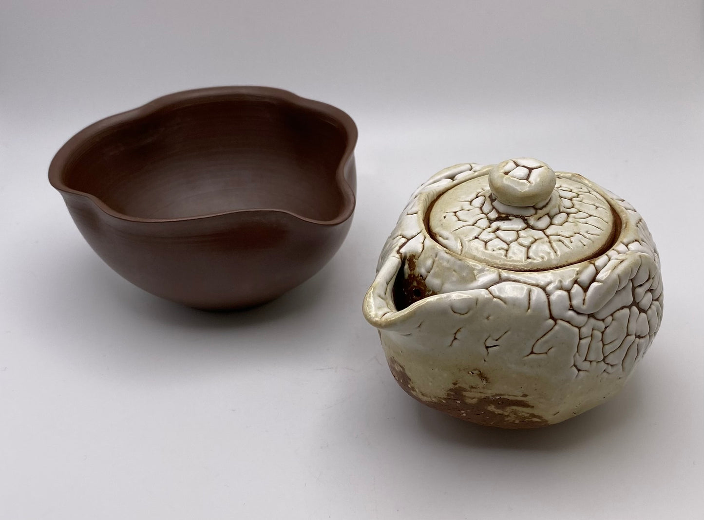 Purple (Shidei) Yuzamashi Banko Ware by Otsuku Shun
