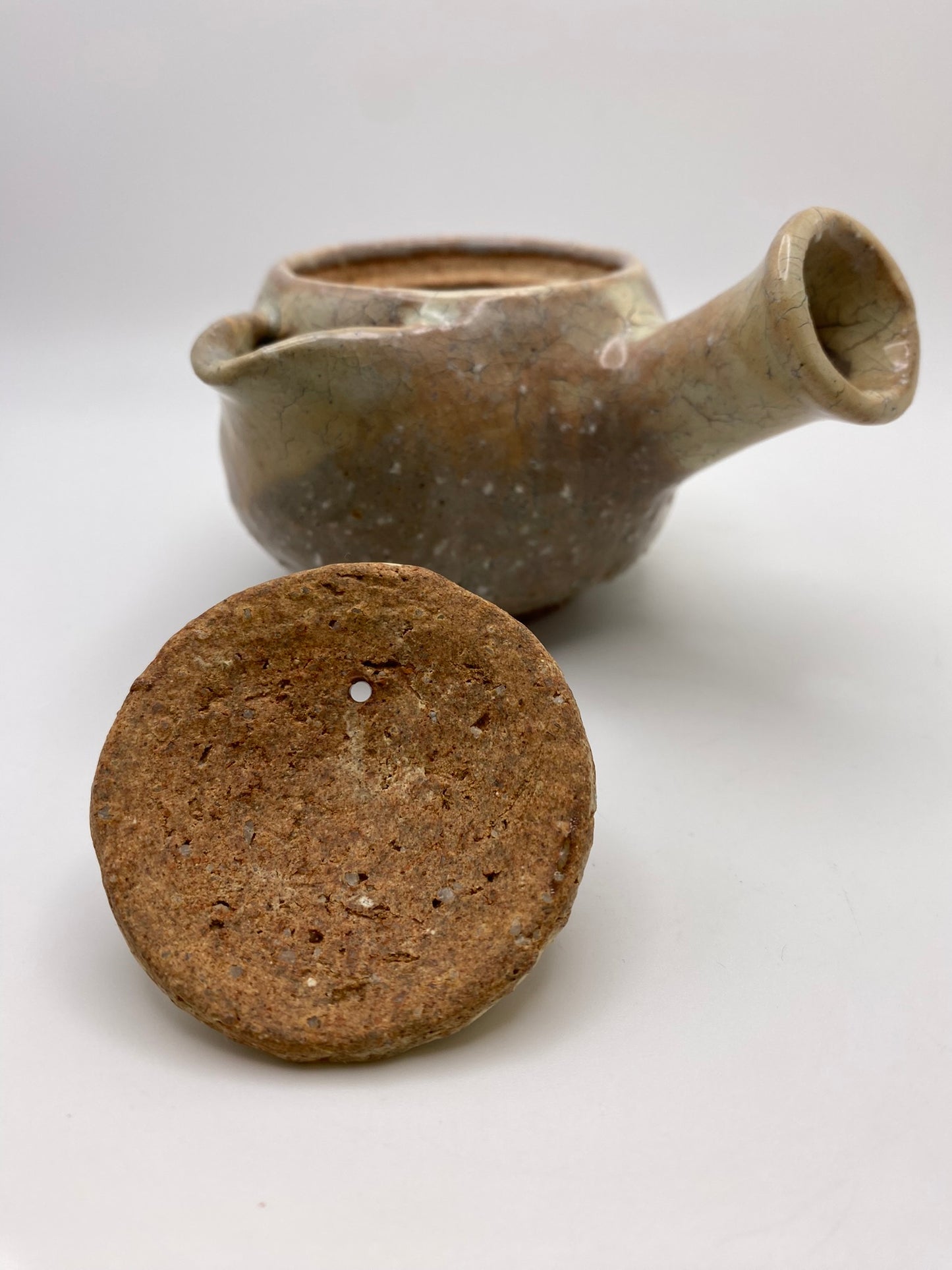 Tsuchinohana Kyusu Hagi Ware by Mukuhara Kashun
