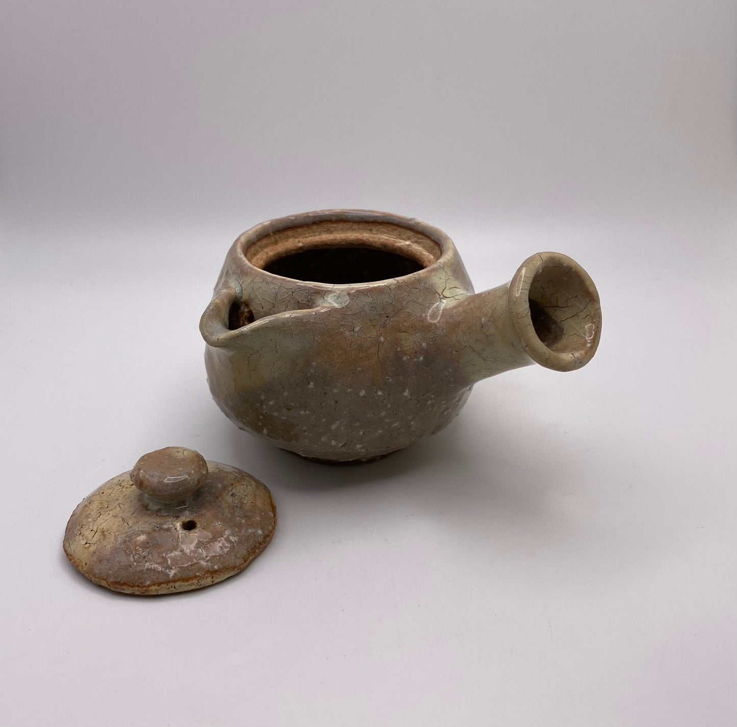 Tsuchinohana Kyusu Hagi Ware by Mukuhara Kashun