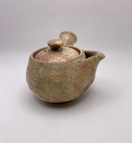 Tsuchinohana Kyusu Hagi Ware by Mukuhara Kashun