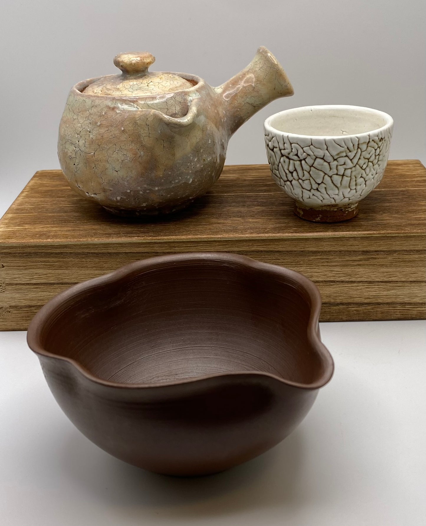 Purple (Shidei) Yuzamashi Banko Ware by Otsuku Shun