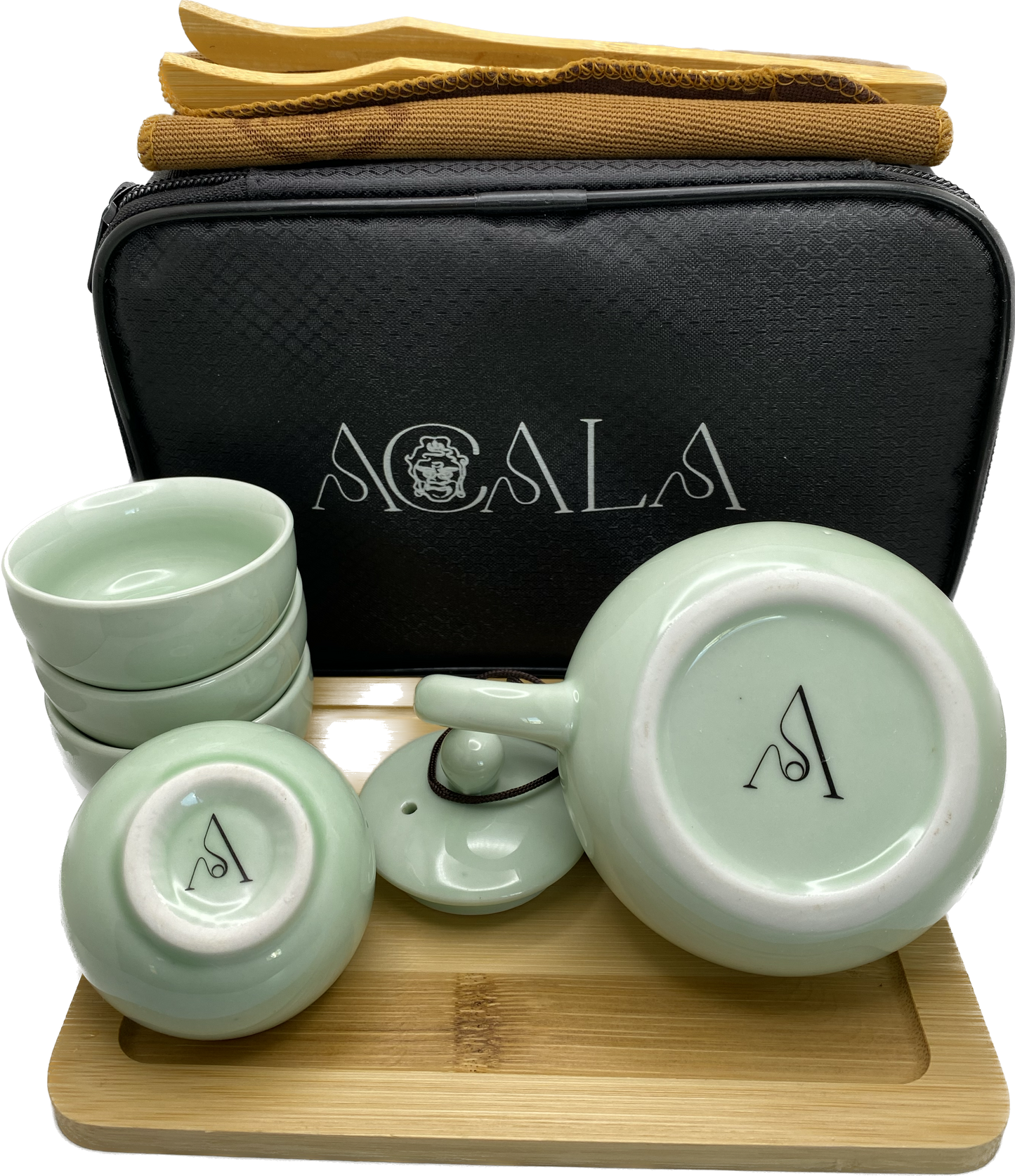 Acala Porcelain Travel Tea Set (9pc)