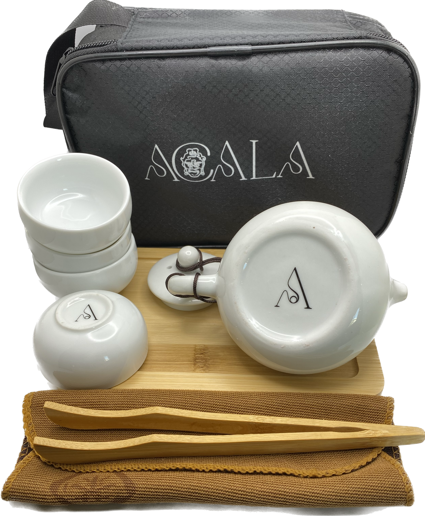 Acala Porcelain Travel Tea Set (9pc)