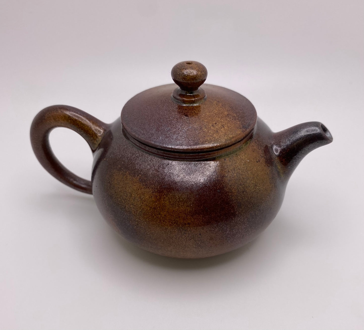 Master Lin's Hand-thrown Purple Haze Pan Hu Tea Pot 100ml