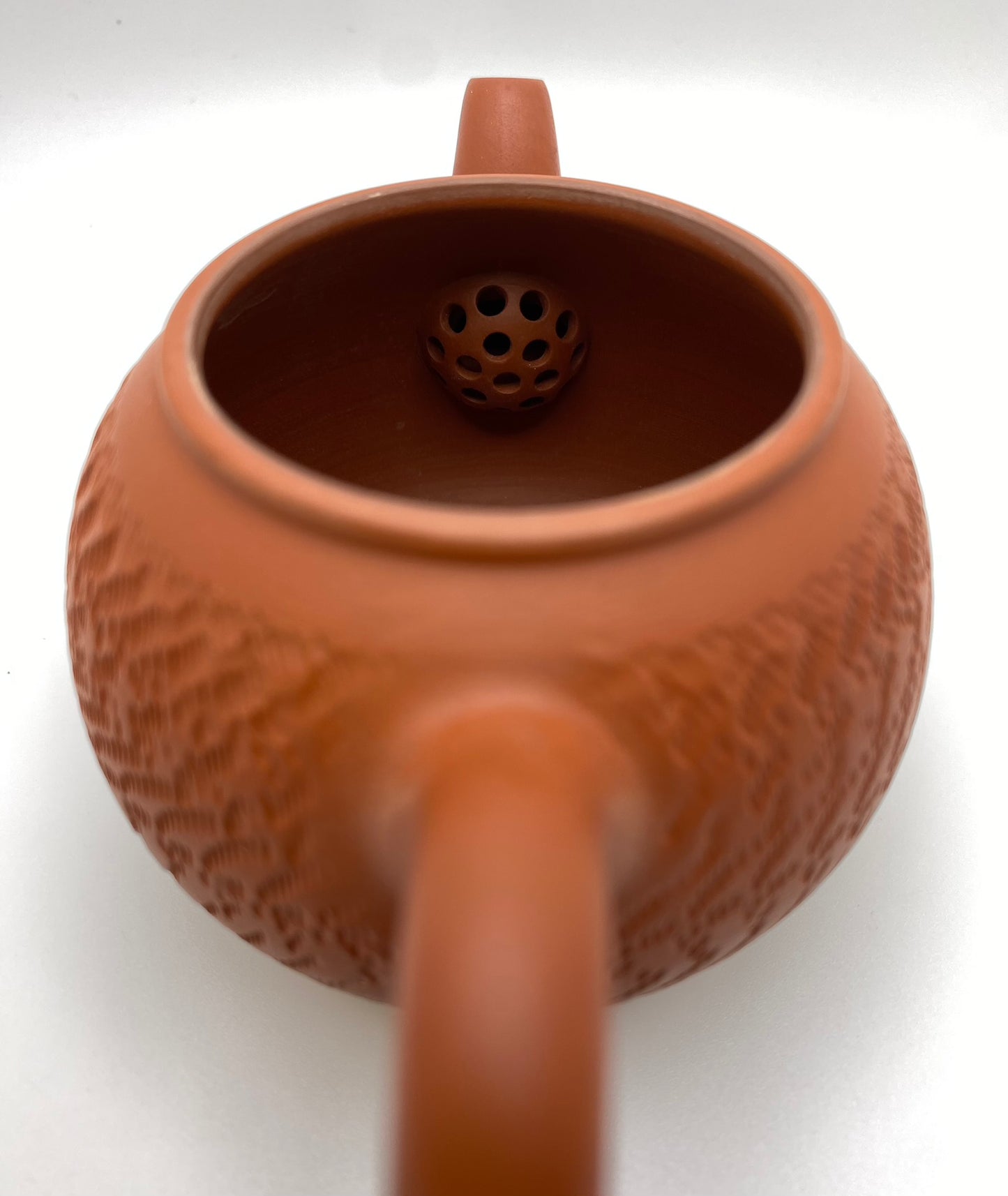 Master Lin's Hand-thrown Knifed Red Clay Jin Zhong Tea Pot 160ml