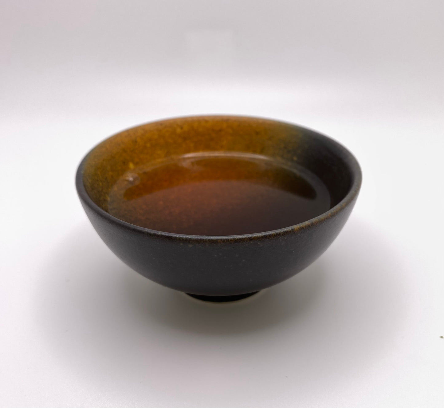 Bai Mu Quan's Handmade Ash Glazed Half-Moon Tea Cup 60ml