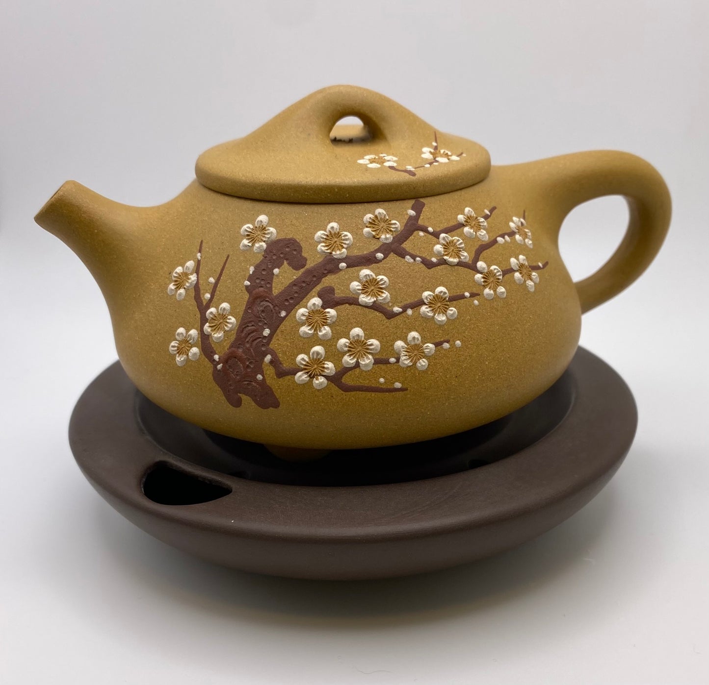 Purple Clay Cha Pan Tea Boat