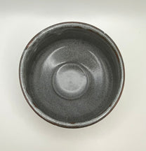 Slashed Charcoal Glaze Handmade Chawan Matcha Bowl (Large)
