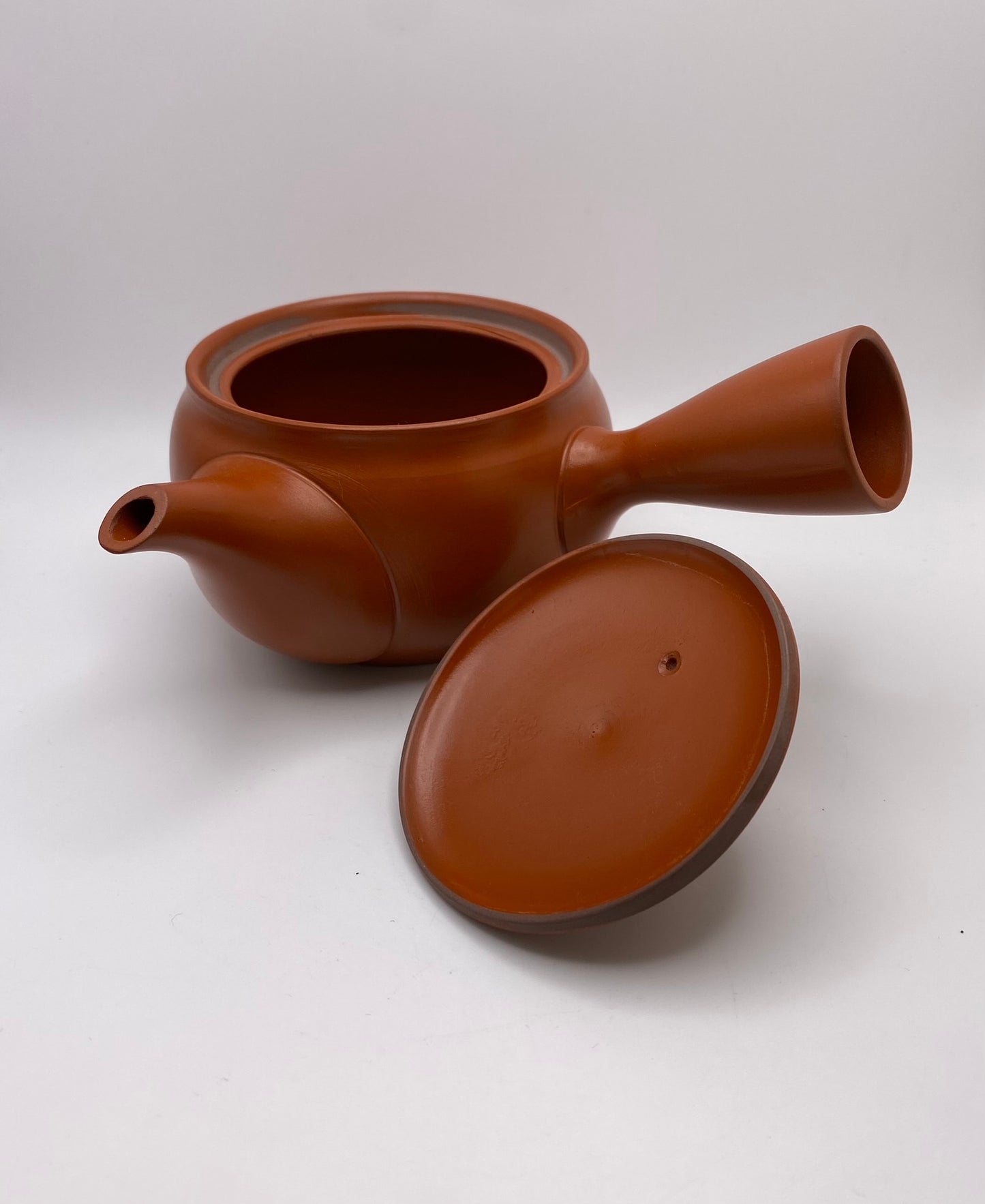 Tokoname-Yaki Shudei Red Clay Kyusu (Fusen Kiln, Japan)