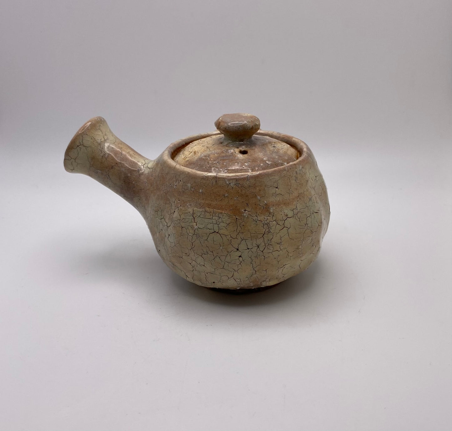 Tsuchinohana Kyusu Hagi Ware by Mukuhara Kashun
