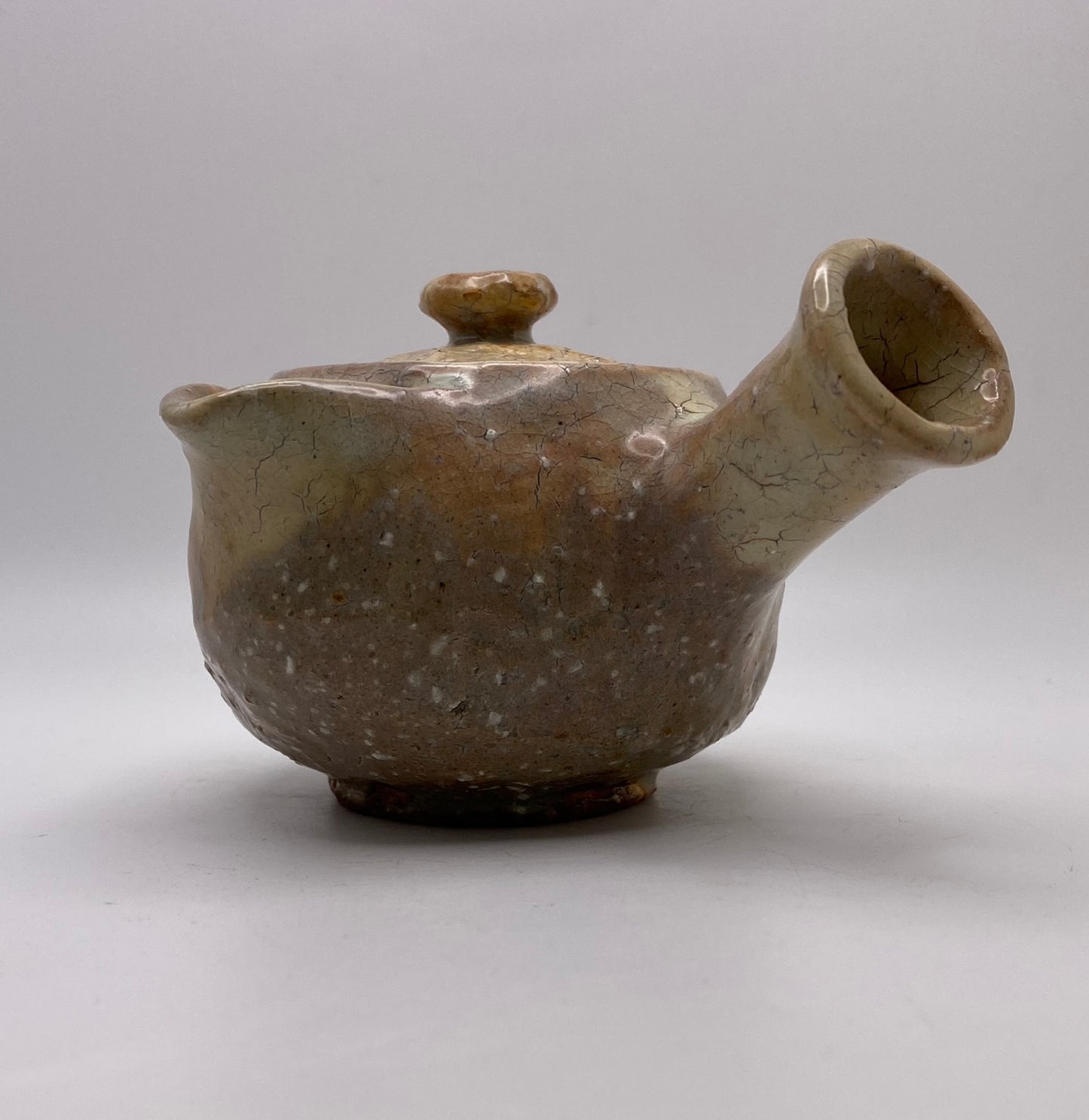 Tsuchinohana Kyusu Hagi Ware by Mukuhara Kashun