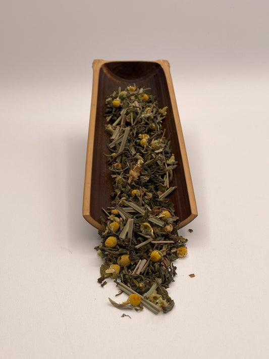 "Lazy Afternoon" Nepali Organic Green Tea Botanical Blend 