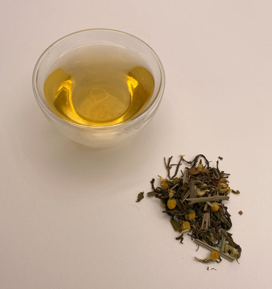 "Lazy Afternoon" Nepali Organic Green Tea Botanical Blend 