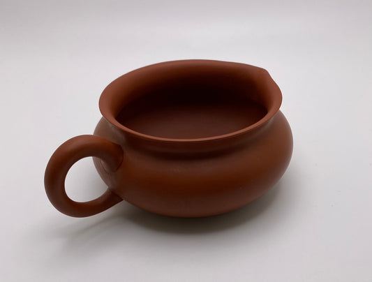 Vintage Low Red Clay Pitcher (Gong Dao Bei) 140ml 
