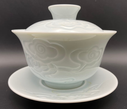 Celadon Cloud Porcelain Gaiwan 