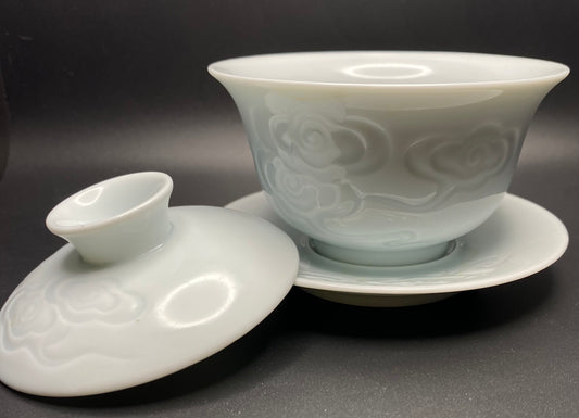 Celadon Cloud Porcelain Gaiwan 
