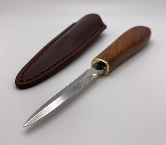 Deluxe Pu'er Tea Knife with Leather Sheath 