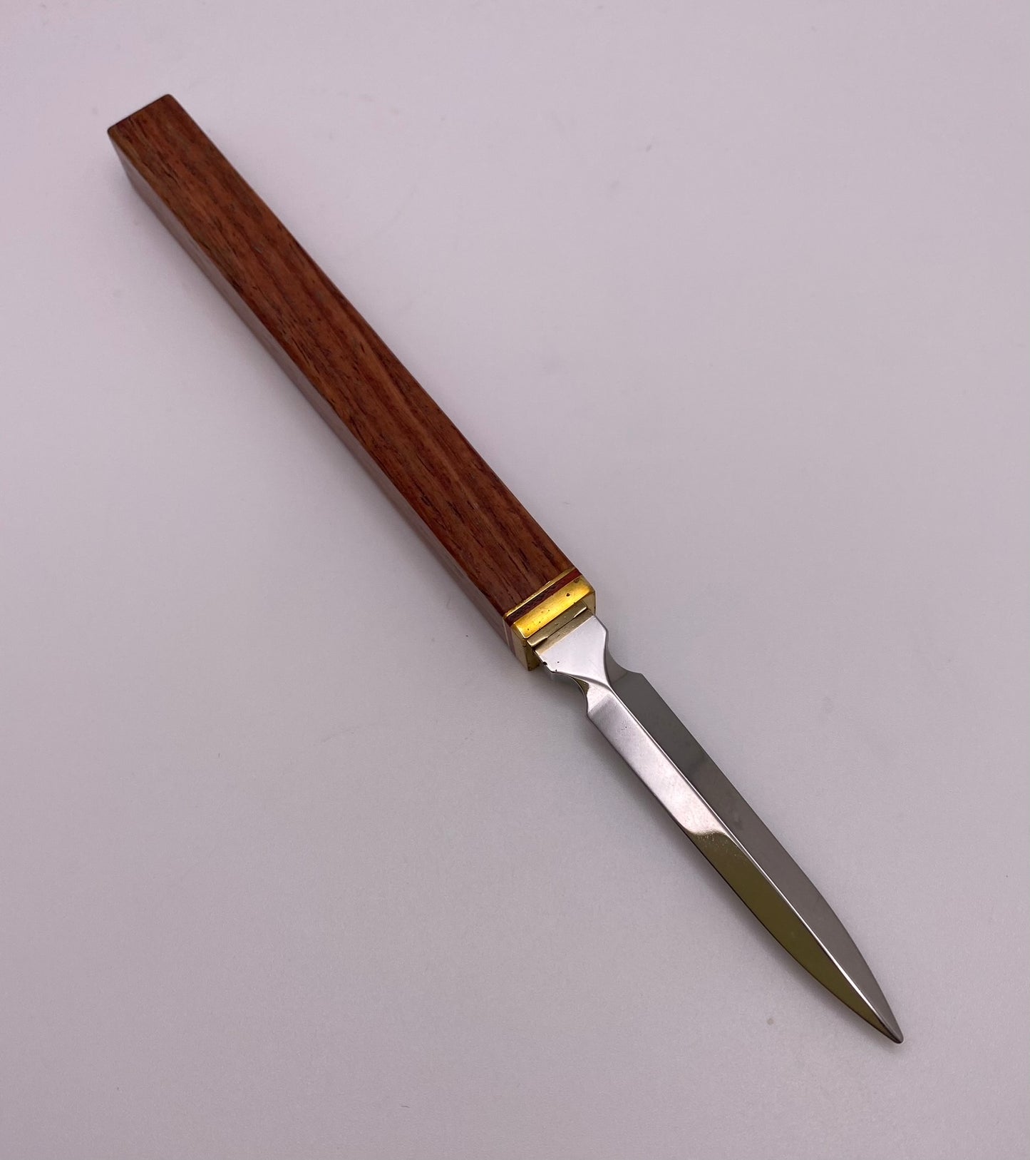 Pu'er Tea Knife with Square Wooden Handle