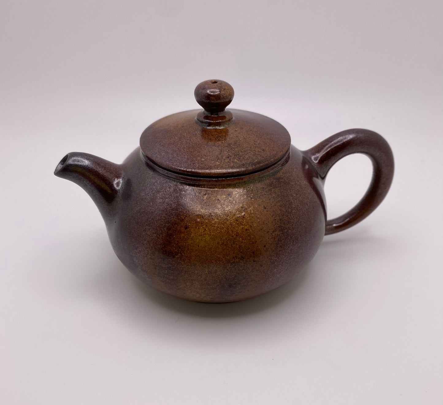 Master Lin's Hand-thrown Purple Haze Pan Hu Tea Pot 100ml