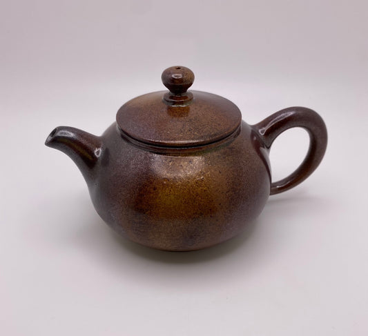 Master Lin's Hand-thrown Purple Haze Pan Hu Tea Pot 100ml 