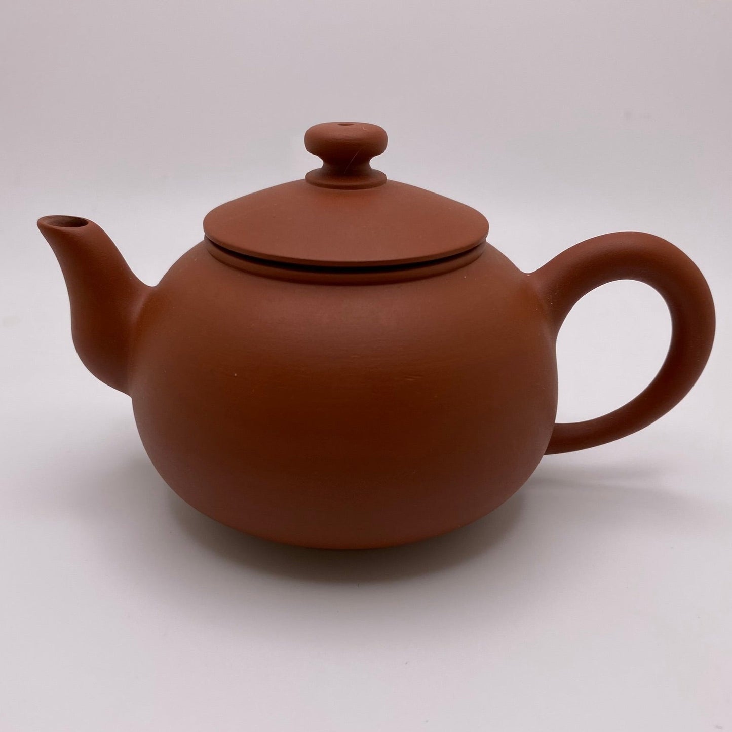 Master Lin's Hand-thrown Red Clay Pan Hu Tea Pot 145ml