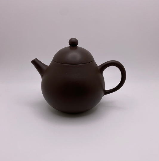 Contemporary Purple Clay Pear Shaped Tea Pot 180ml 