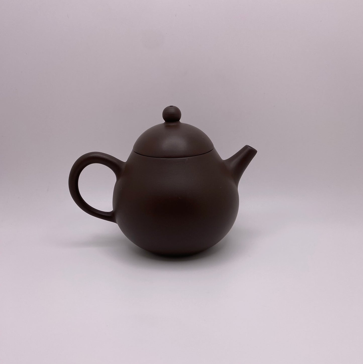 Contemporary Purple Clay Pear Shaped Tea Pot 180ml