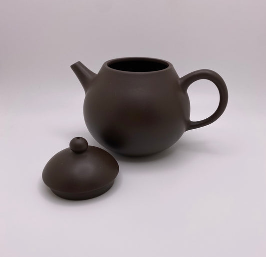 Contemporary Purple Clay Pear Shaped Tea Pot 180ml 