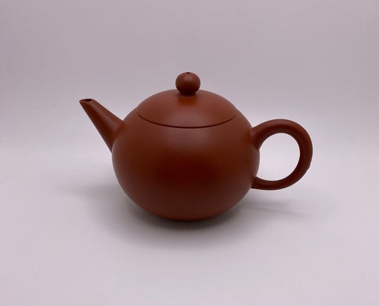 Contemporary Yuan Zhu Red Clay Teapot 150ml 