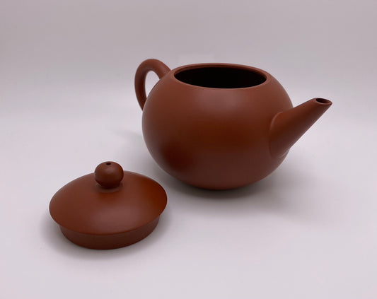 Contemporary Yuan Zhu Red Clay Teapot 150ml 