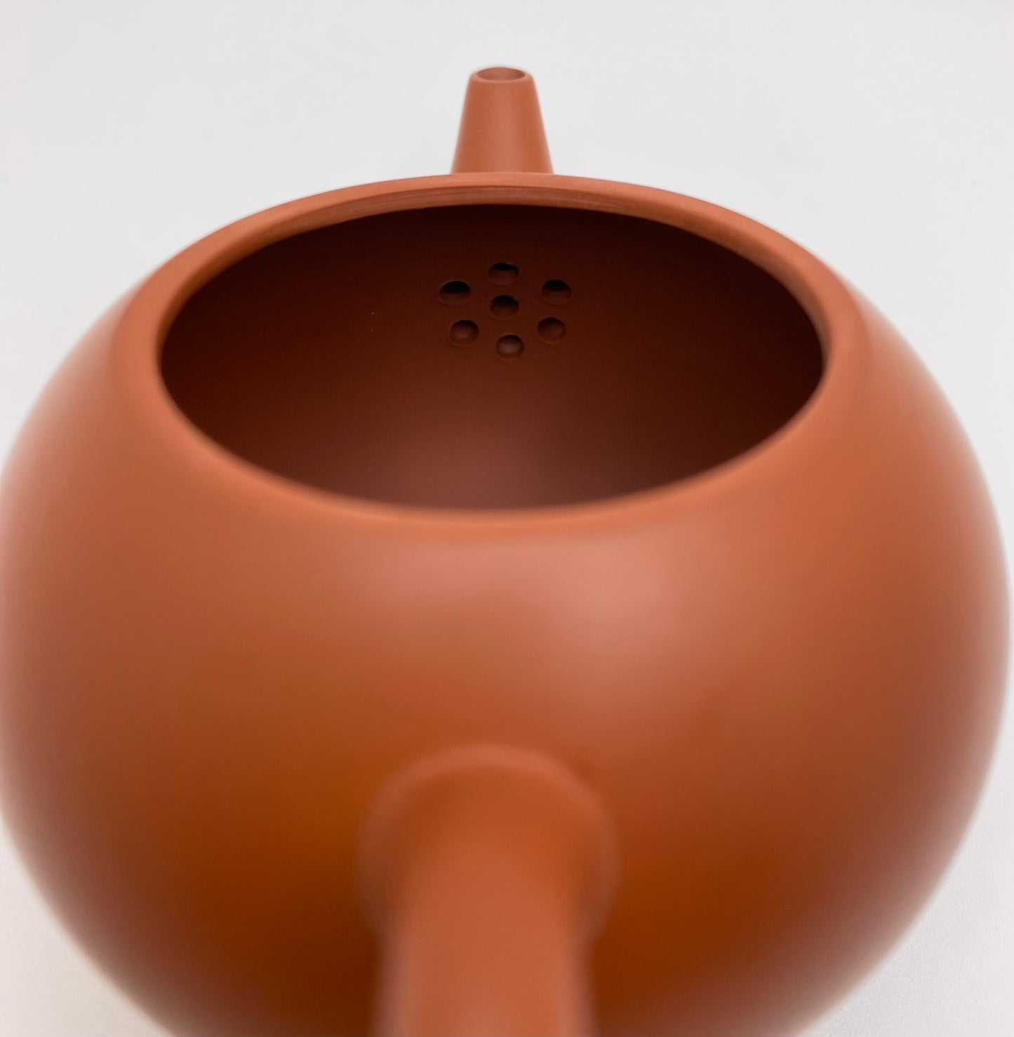 Contemporary Yuan Zhu Red Clay Teapot 150ml