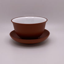 Classic Red Clay White Glaze Tea Cup 60ml