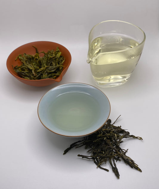 "Two Tigers" Longjing Dragonwell Green 